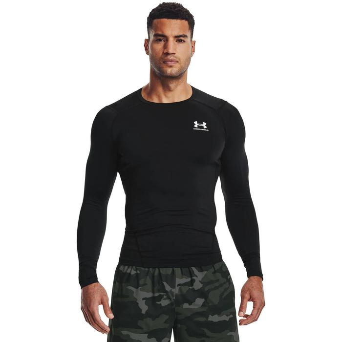 фото Лонгслив мужской under armour hg comp ls tee, размер 48-50 (1361524-001)