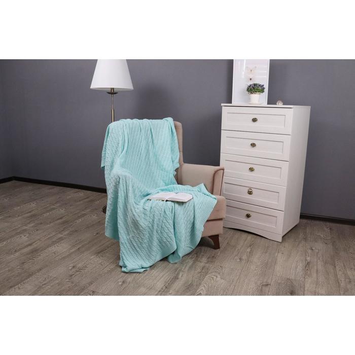 Плед вязаный Primo, размер 150x200 см, цвет бирюзовый
Плед вязаный Primo, размер 150x200 см, цвет бирюзовый