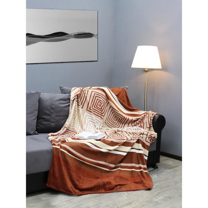 Плед «Абстрактный лабиринт», размер 180x210 см, цвет коричневый
Плед «Абстрактный лабиринт», размер 180x210 см, цвет коричневый