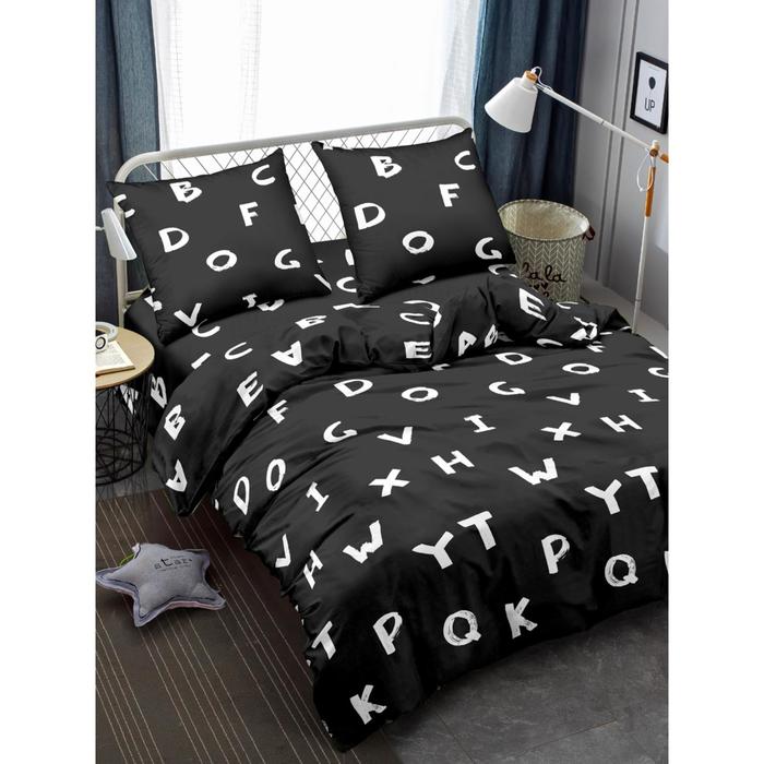 Постельное бельё 1.5 сп Letters, размер 150x210 см, 145x215 см, 70x70 см - 2 шт
Постельное бельё 1.5 сп Letters, размер 150x210 см, 145x215 см, 70x70 см - 2 шт