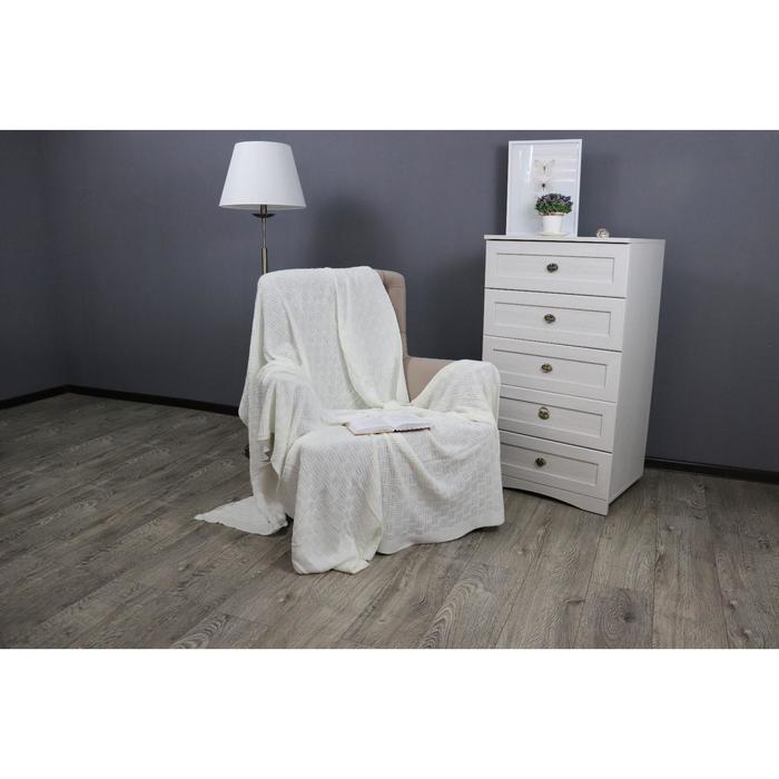 Плед вязаный Assai, размер 180x210 см, цвет молочный
Плед вязаный Assai, размер 180x210 см, цвет молочный