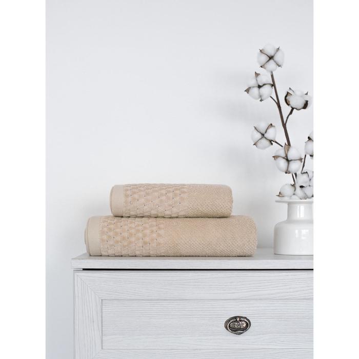 Полотенце Triangle, размер 50x90 см, цвет бежевый 
Полотенце Triangle, размер 50x90 см, цвет бежевый