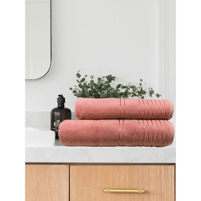 Полотенце махровое Flesh, размер 70x140 см, цвет персиковый 
Полотенце махровое Flesh, размер 70x140 см, цвет персиковый