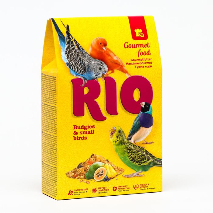 Корм RIO "Гурмэ" для волнистых попугайчиков и других мелких птиц, 250 г 
Корм RIO "Гурмэ" для волнистых попугайчиков и других мелких птиц, 250 г