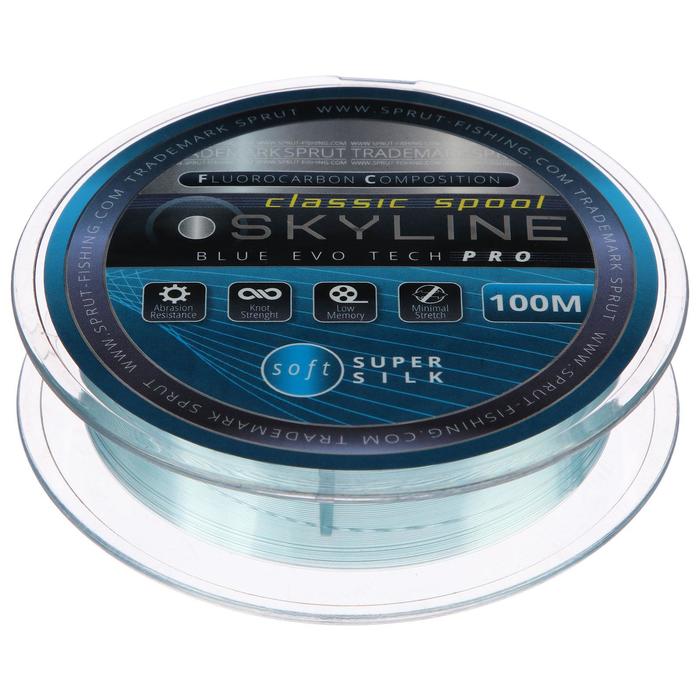 Леска Sprut Skyline Fluorocarbon Composition EvoTech Classic Blue 0,285 мм, 100 м 
Леска Sprut Skyline Fluorocarbon Composition EvoTech Classic Blue 0,285 мм, 100 м