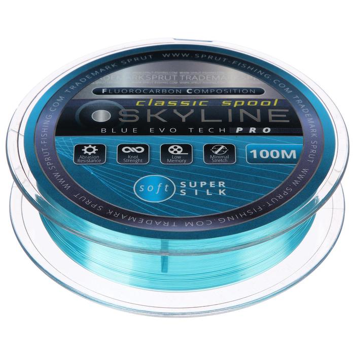 Леска Sprut Skyline Fluorocarbon Composition EvoTech Classic Blue 0,335 мм, 100 м
Леска Sprut Skyline Fluorocarbon Composition EvoTech Classic Blue 0,335 мм, 100 м