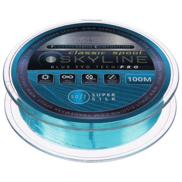 Леска Sprut Skyline Fluorocarbon Composition EvoTech Classic Blue 0,405 мм, 100 м
Леска Sprut Skyline Fluorocarbon Composition EvoTech Classic Blue 0,405 мм, 100 м