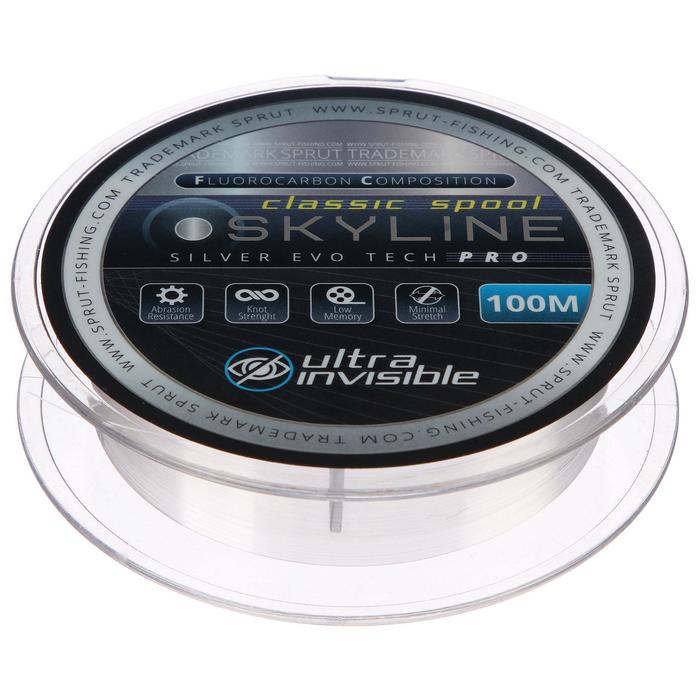 Леска Sprut Skyline Fluorocarbon Composition EvoTech Classic Silver 0,145 мм, 100 м
Леска Sprut Skyline Fluorocarbon Composition EvoTech Classic Silver 0,145 мм, 100 м