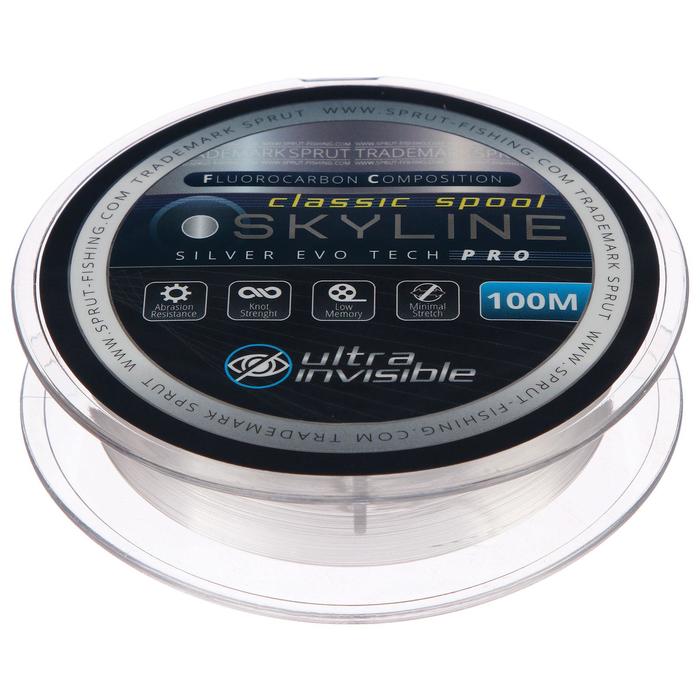 Леска Sprut Skyline Fluorocarbon Composition EvoTech Classic Silver 0,185 мм, 100 м
Леска Sprut Skyline Fluorocarbon Composition EvoTech Classic Silver 0,185 мм, 100 м