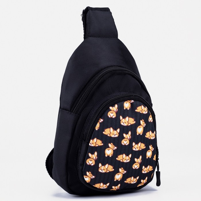 Сумка - рюкзак «Корги», 15х10х26 см, отд на молнии, н/карман, регул ремень, чёрный
Сумка - рюкзак «Корги», 15х10х26 см, отд на молнии, н/карман, регул ремень, чёрный