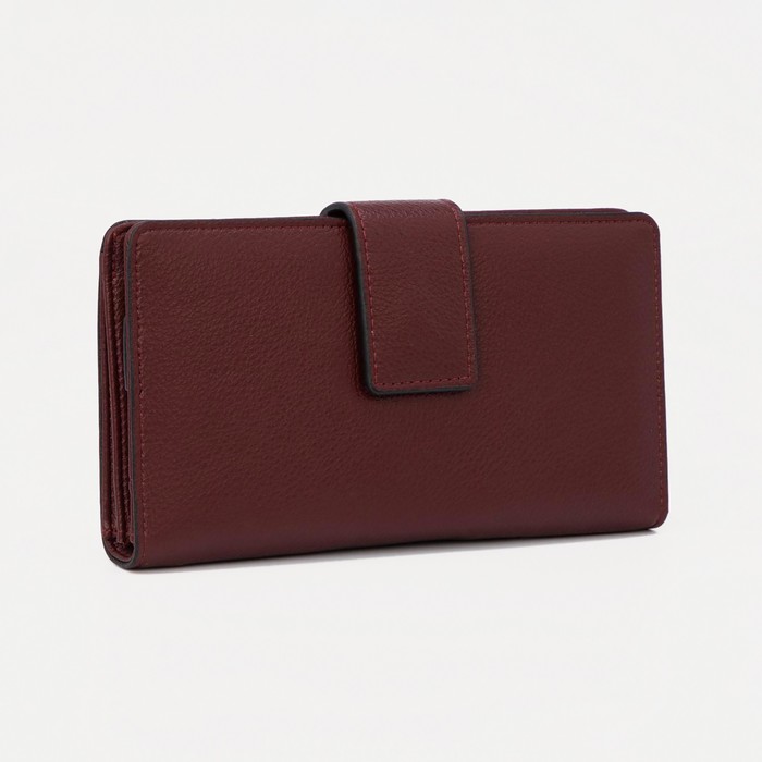 Кошелёк на магните, цвет бордовый
Кошелёк на магните, цвет бордовый