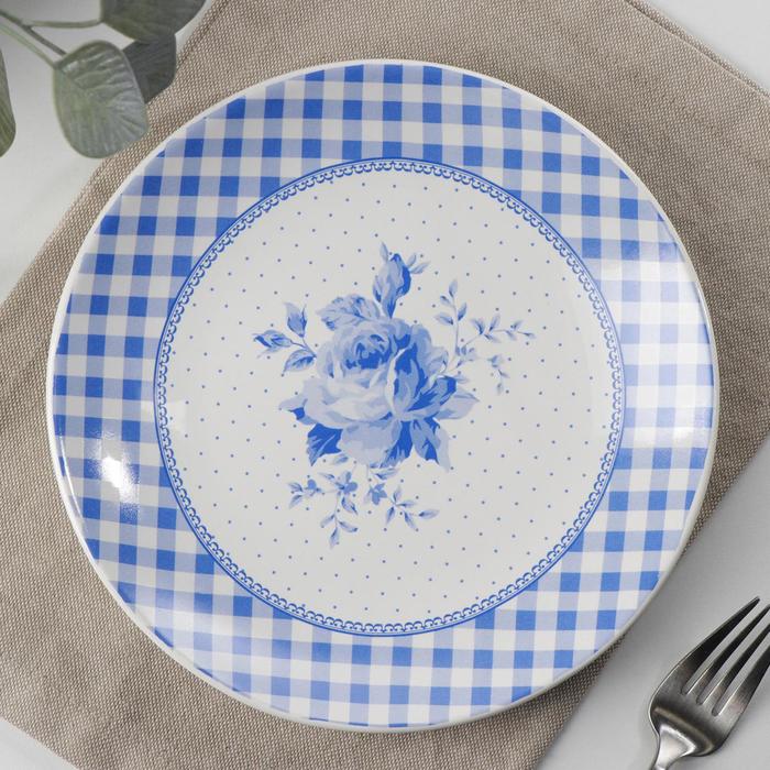 Тарелка «Кантри синяя клетка», d=21 см
Тарелка «Кантри синяя клетка», d=21 см