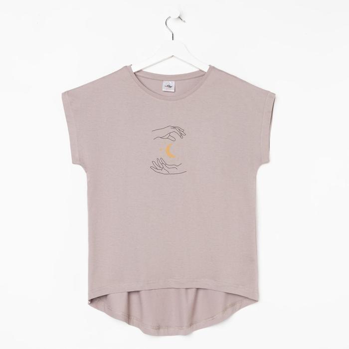 Футболка женская, цвет бежевый, размер 54
Футболка женская, цвет бежевый, размер 54