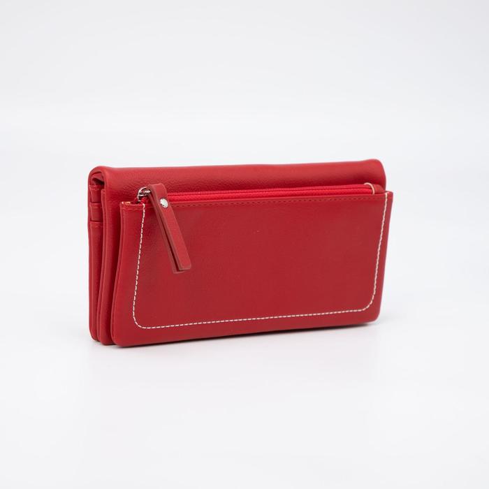 Кошелёк на магнитах, цвет красный
Кошелёк на магнитах, цвет красный