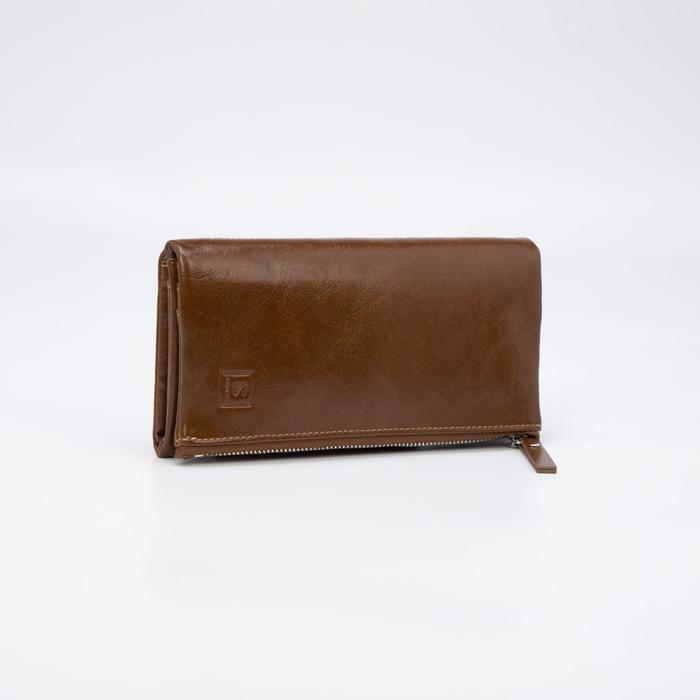 Кошелёк на магнитах, цвет коричневый
Кошелёк на магнитах, цвет коричневый