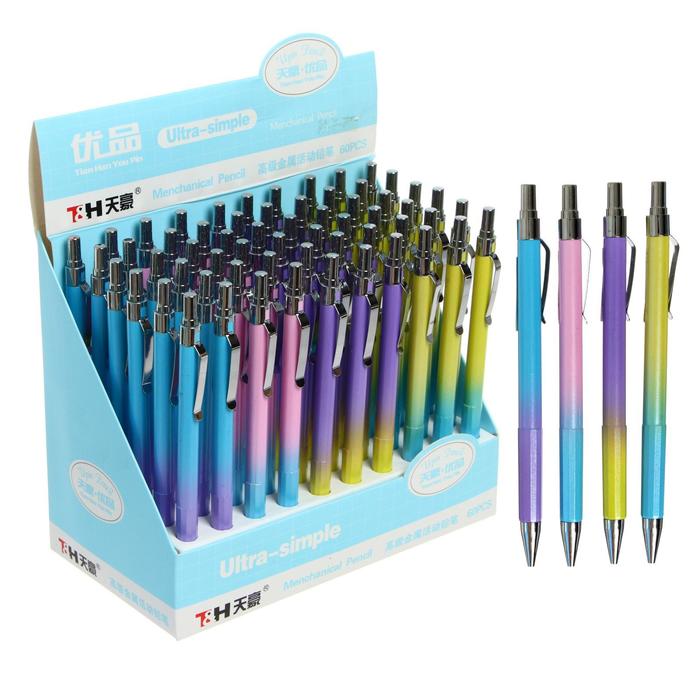 Карандаш механический 0,5 мм, корпус переливы, МИКС (штрихкод на штуке)
Карандаш механический 0,5 мм, корпус переливы, МИКС (штрихкод на штуке)