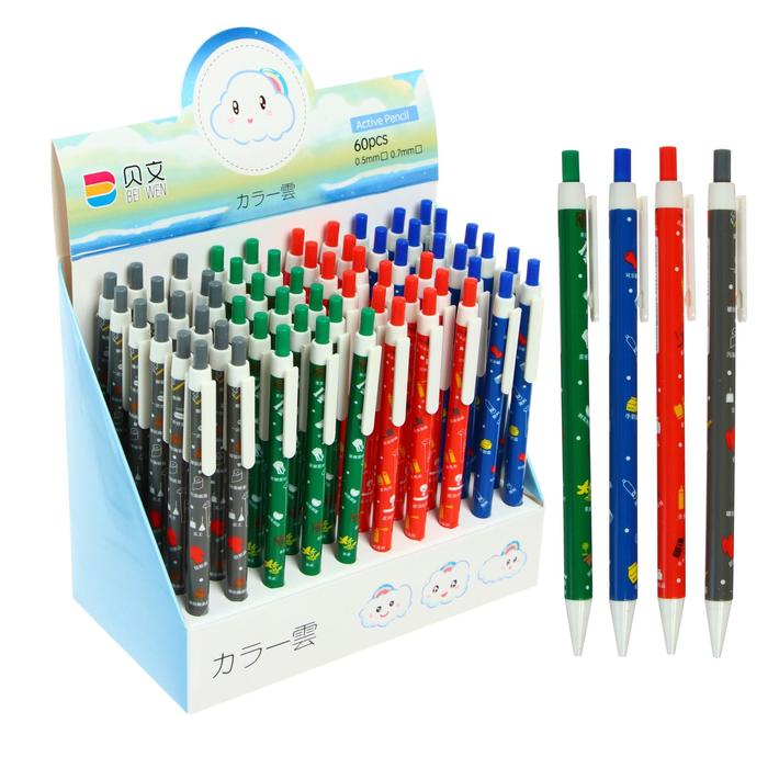 Карандаш механический 0,5 мм, корпус с рисунком, МИКС (штрихкод на штуке)
Карандаш механический 0,5 мм, корпус с рисунком, МИКС (штрихкод на штуке)