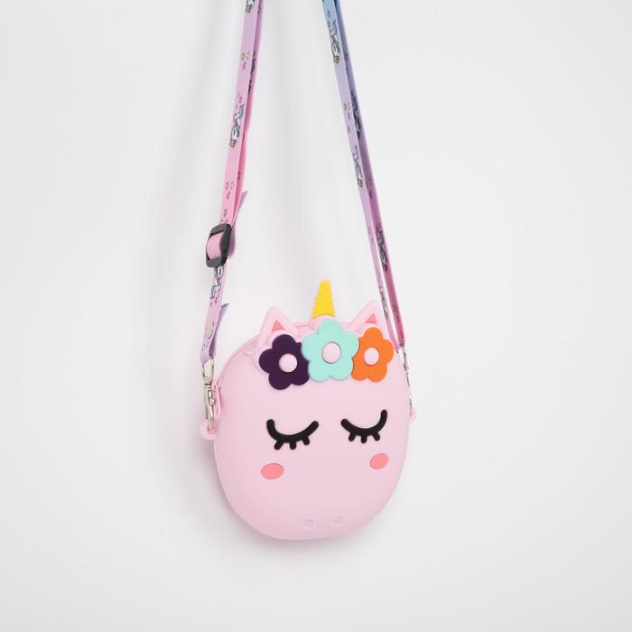 Сумка детская, отдел на молнии, регулируемый ремень, цвет розовый, «Единорог»
Сумка детская, отдел на молнии, регулируемый ремень, цвет розовый, «Единорог»