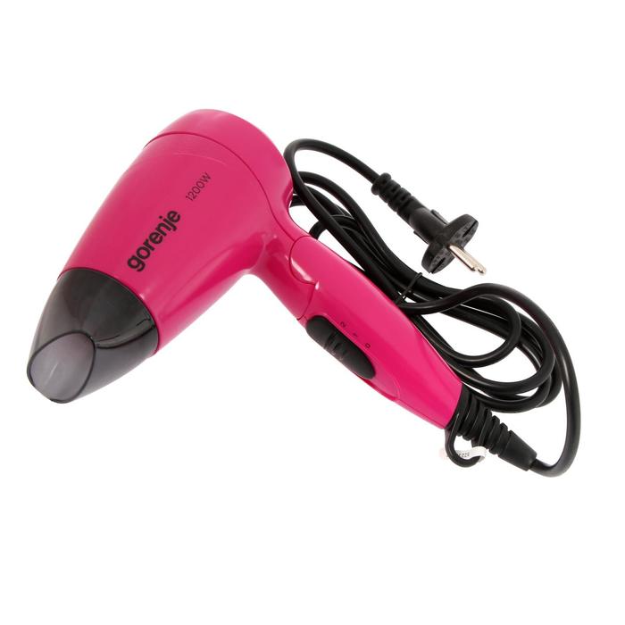 Фен Gorenje HD122P, 1200 Вт, 2 скорости, 1 температурный режим, розовый
Фен Gorenje HD122P, 1200 Вт, 2 скорости, 1 температурный режим, розовый
