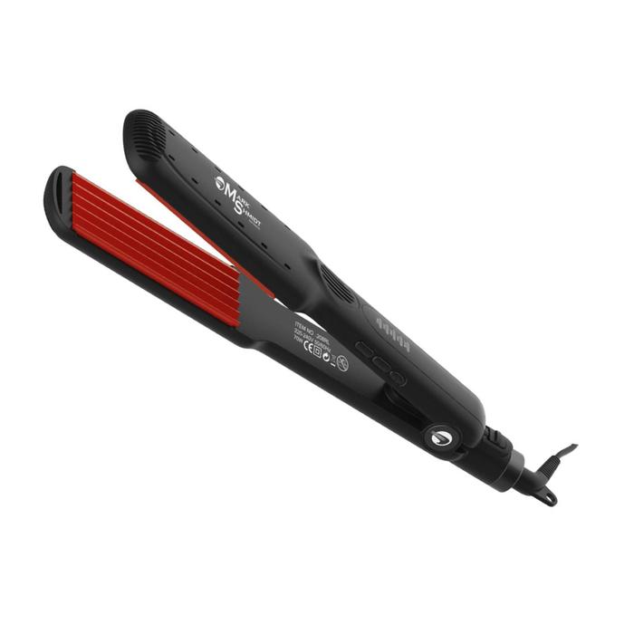 Щипцы-гофре Mark Shmidt 208, 70 Вт, керамическое покрытие, 40х100 мм, до 230 °C, чёрные 
Щипцы-гофре Mark Shmidt 208, 70 Вт, керамическое покрытие, 40х100 мм, до 230 °C, чёрные