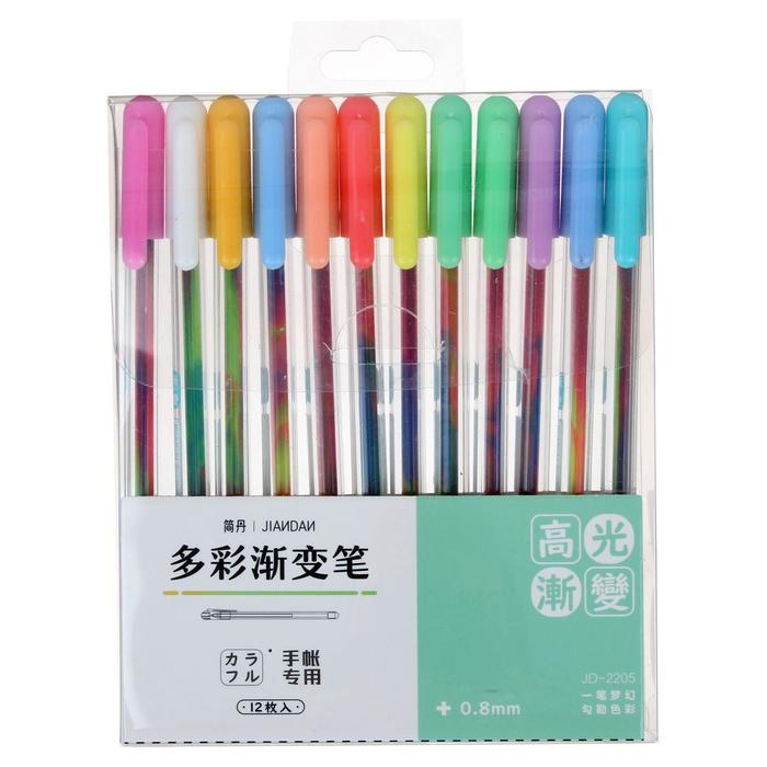 Набор гелевых ручек 12 цветов, разноцветные стержни, в блистере
Набор гелевых ручек 12 цветов, разноцветные стержни, в блистере