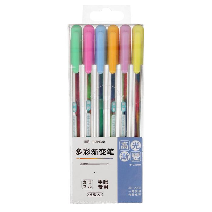 Набор гелевых ручек, 6 цветов разноцветные стержни, в блистере
Набор гелевых ручек, 6 цветов разноцветные стержни, в блистере