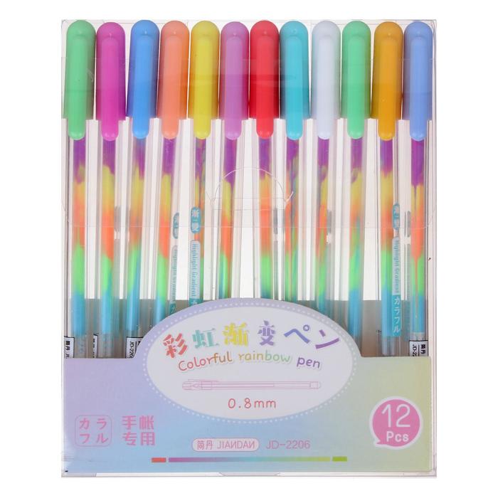 Набор гелевых ручек 12 цветов, разноцветные стержни, пастель, в блистере
Набор гелевых ручек 12 цветов, разноцветные стержни, пастель, в блистере