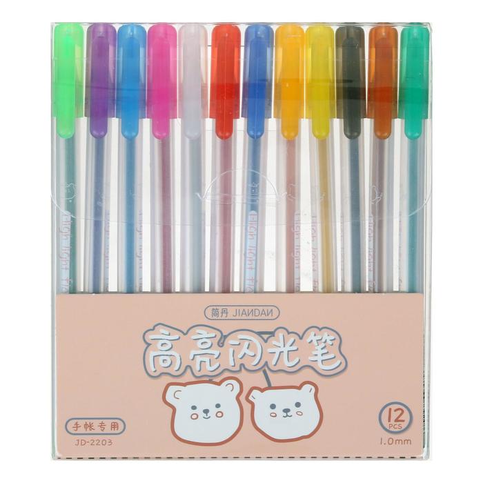 Набор гелевых ручек 12 цветов, в блистере
Набор гелевых ручек 12 цветов, в блистере