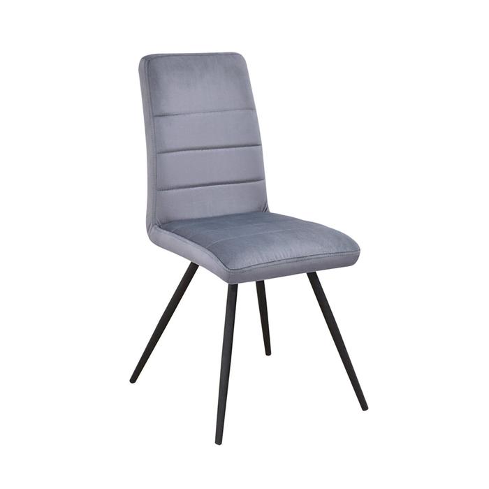 Стул «Кельн 1», каркас металл чёрный, ППУ 40 мм, велюр, цвет серый
Стул «Кельн 1», каркас металл чёрный, ППУ 40 мм, велюр, цвет серый