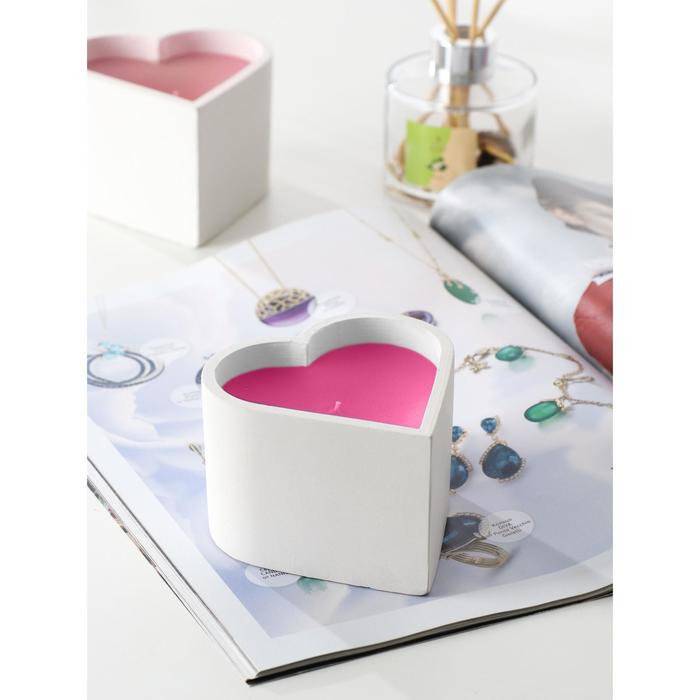 Свеча фигурная ароматическая в бетоне "Белое сердце", 10х6,5 см, розовый, кокос и пион
Свеча фигурная ароматическая в бетоне "Белое сердце", 10х6,5 см, розовый, кокос и пион