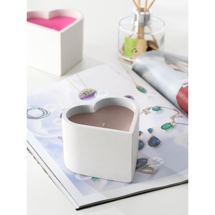 Свеча фигурная ароматическая в бетоне "Белое сердце", 10х6,5 см, бежевый, грейпфрут и имбирь
Свеча фигурная ароматическая в бетоне "Белое сердце", 10х6,5 см, бежевый, грейпфрут и имбирь