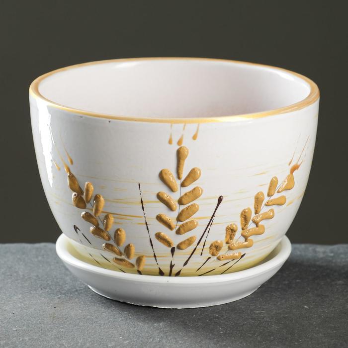 Горшок цветочный "Колосок" 1,65л
Горшок цветочный "Колосок" 1,65л