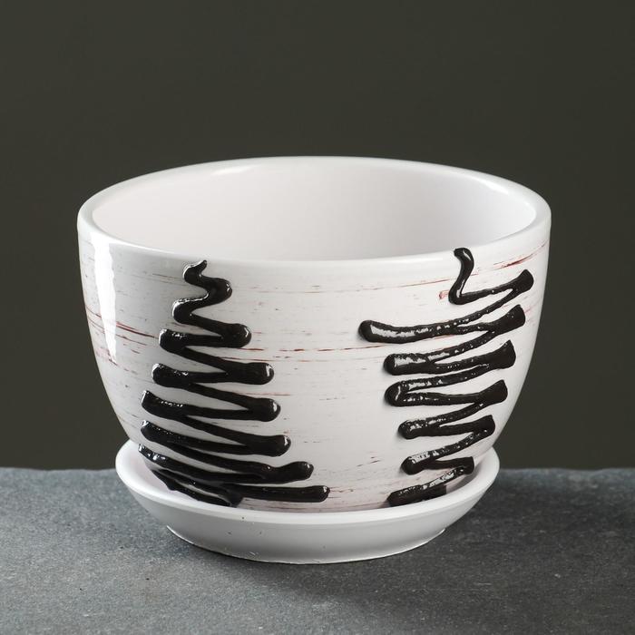 Горшок цветочный "Зигзаг" 1,65л
Горшок цветочный "Зигзаг" 1,65л