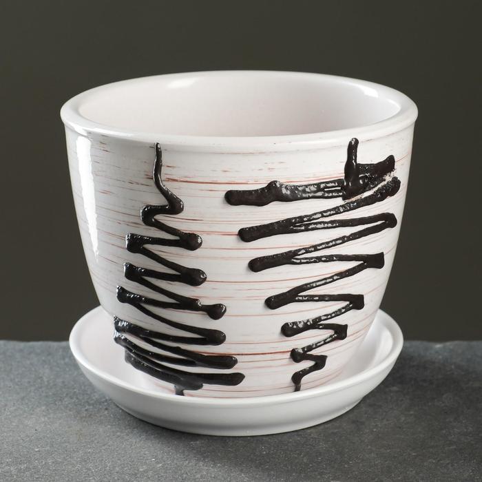 Горшок цветочный "Зигзаг" 1л
Горшок цветочный "Зигзаг" 1л