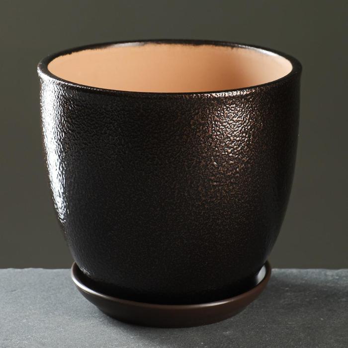 Горшок цветочный "Антик" коричневый, 2,5л
Горшок цветочный "Антик" коричневый, 2,5л