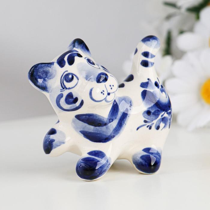Сувенир "Котёнок Гоша", гжель
Сувенир "Котёнок Гоша", гжель