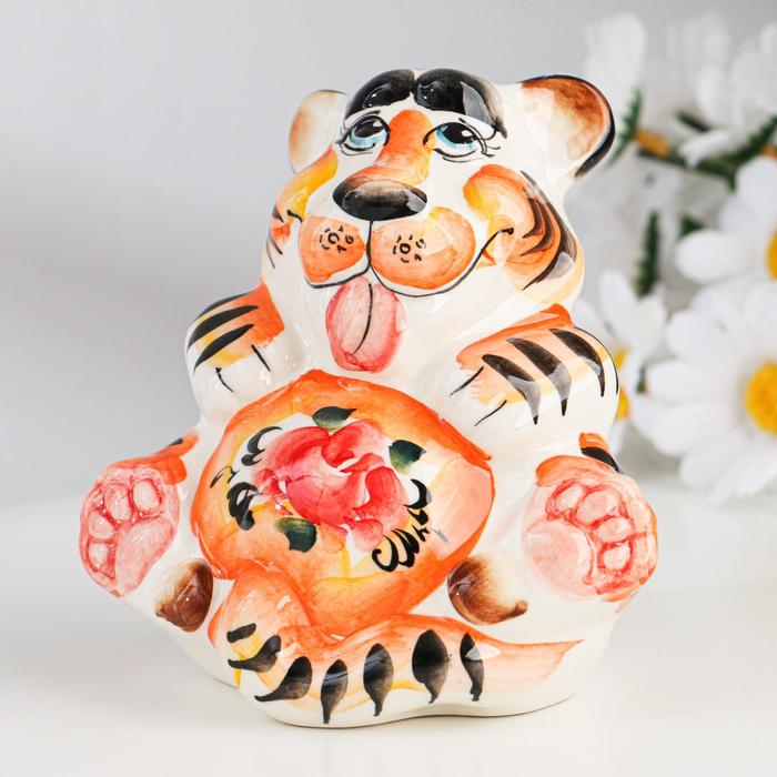 Сувенир "Тигр большой", гжель, цвет 
Сувенир "Тигр большой", гжель, цвет