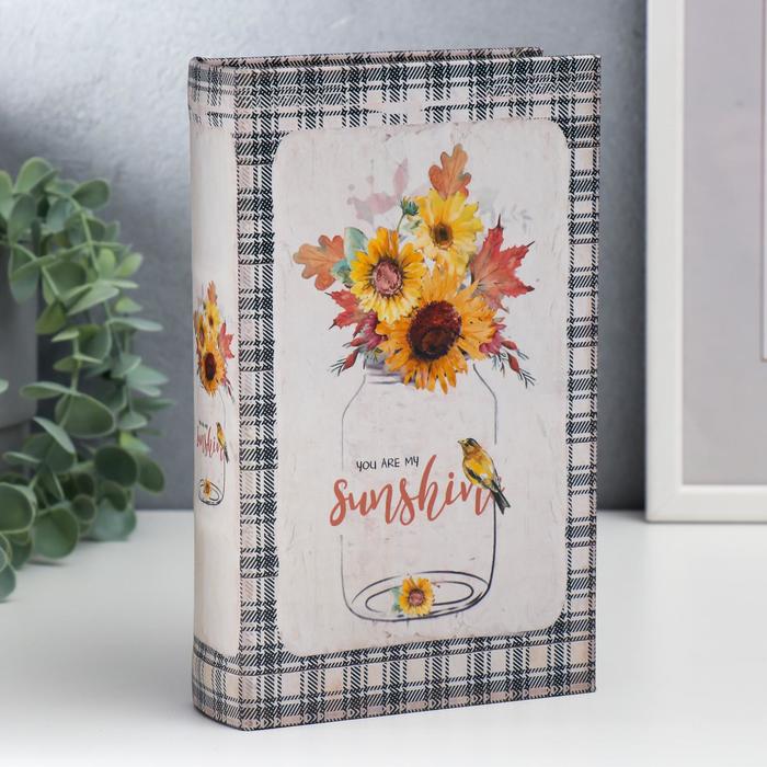 Сейф-книга дерево кожзам "Подсолнухи в банке" 21х13х5 см
Сейф-книга дерево кожзам "Подсолнухи в банке" 21х13х5 см