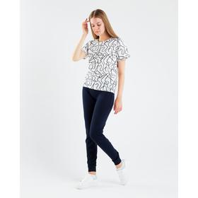 Футболка женская, цвет белый, размер 46
Футболка женская, цвет белый, размер 46