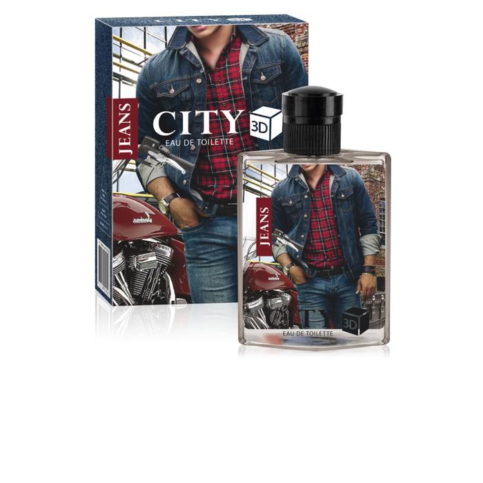 Туалетная вода мужская CITY 3D Jeans Original, 90 мл 
Туалетная вода мужская CITY 3D Jeans Original, 90 мл