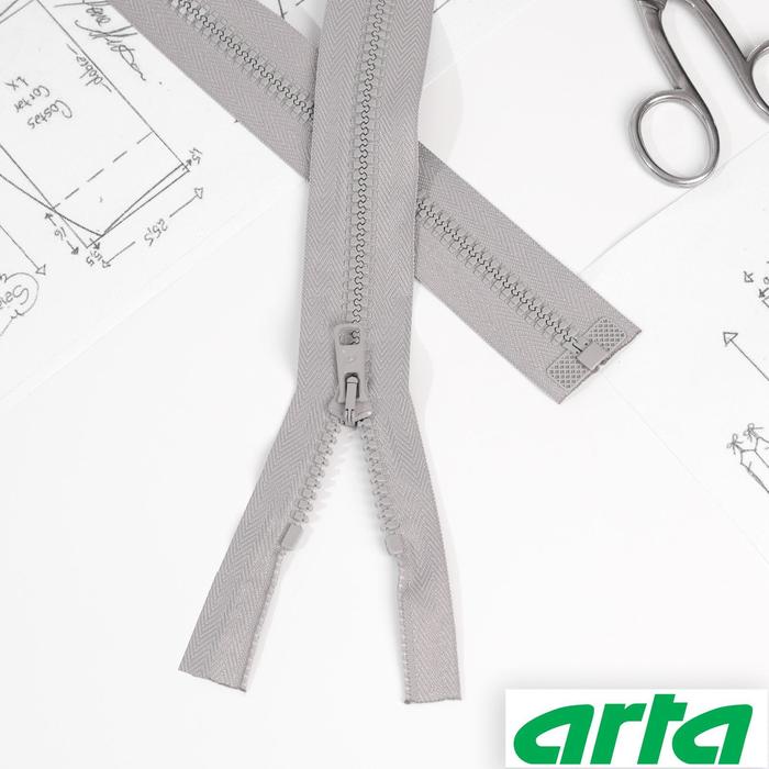 Молния «Трактор», Т10, разъёмная, 85 см, цвет светло-серый №079
Молния «Трактор», Т10, разъёмная, 85 см, цвет светло-серый №079