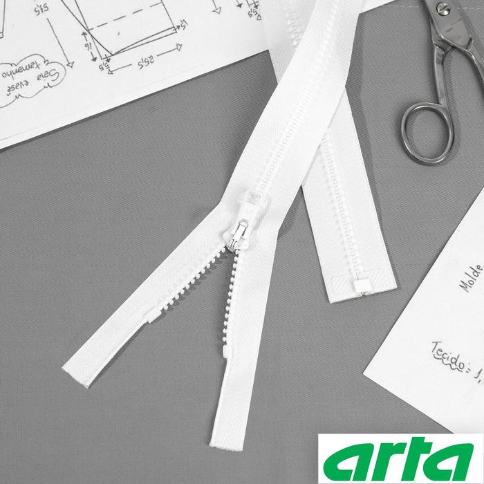 Молния «Трактор», Т10, разъёмная, 90 см, цвет белый №001
Молния «Трактор», Т10, разъёмная, 90 см, цвет белый №001