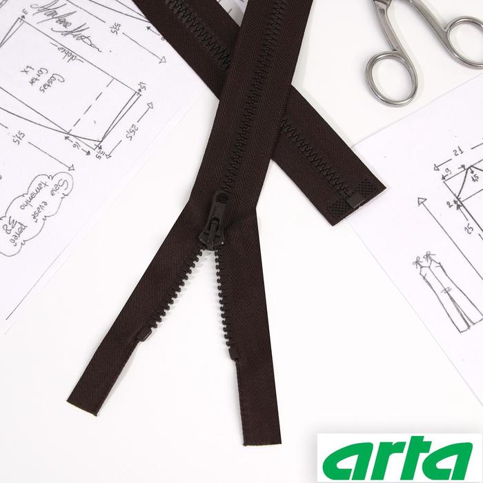 Молния «Трактор», Т10, разъёмная, 90 см, цвет тёмно-коричневый №068
Молния «Трактор», Т10, разъёмная, 90 см, цвет тёмно-коричневый №068