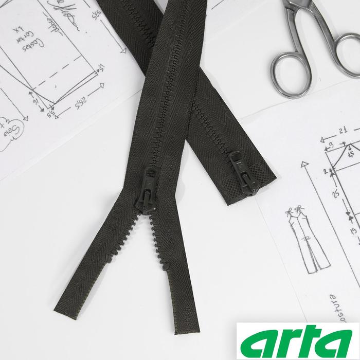 Молния «Трактор», 2 бегунка, Т10, разъёмная, 100 см, цвет тёмный хаки №175
Молния «Трактор», 2 бегунка, Т10, разъёмная, 100 см, цвет тёмный хаки №175