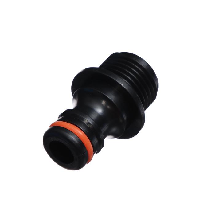 Штуцер, наружная резьба, 1/2" (12 мм), пластик 
Штуцер, наружная резьба, 1/2" (12 мм), пластик