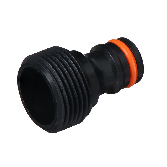 Штуцер, наружная резьба 3/4" (19 мм), быстросъёмное соединение, пластик
Штуцер, наружная резьба 3/4" (19 мм), быстросъёмное соединение, пластик