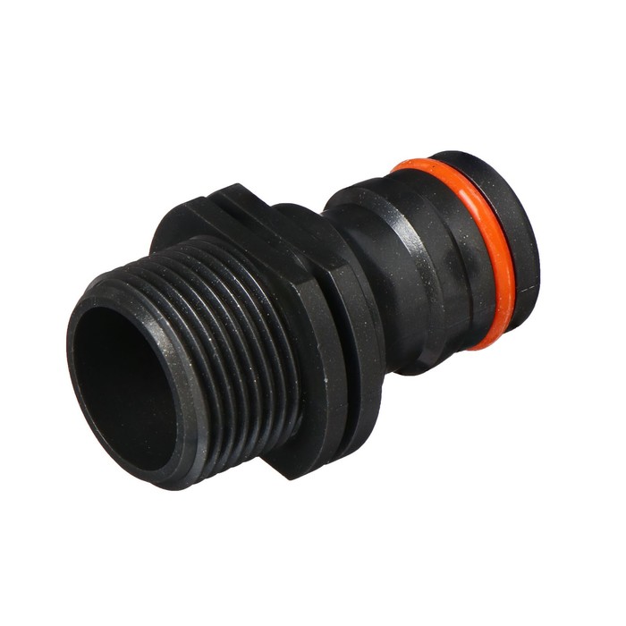 Штуцер MAXI, наружная резьба 3/4" (19 мм), быстросъёмное соединение, пластик
Штуцер MAXI, наружная резьба 3/4" (19 мм), быстросъёмное соединение, пластик