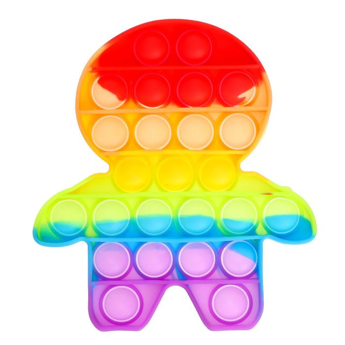 Развивающая игрушка POP IT, человечек, радуга
Развивающая игрушка POP IT, человечек, радуга