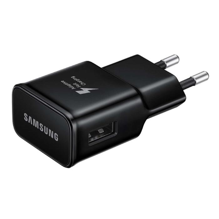 Сетевое зарядное устройство Samsung EP-TA20EBENGRU, 1хUSB, 2 А, без кабеля, черное 
Сетевое зарядное устройство Samsung EP-TA20EBENGRU, 1хUSB, 2 А, без кабеля, черное