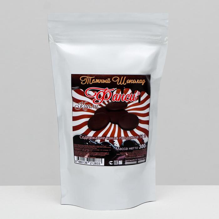 Шоколад «Фанси» тёмный 52% какао, 300 г
Шоколад «Фанси» тёмный 52% какао, 300 г